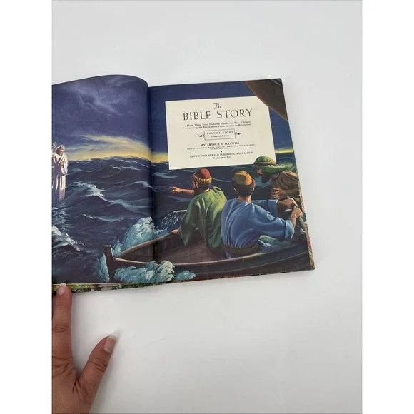 The Bible Story Hardcover Book Volume 7 by Arthur S. Maxwell Vintage - Picture 3 of 5